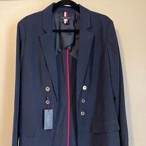 NWT Tommy Hilfiger open front blazer